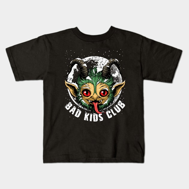 Krampus Krew - The Bad Kids Club Kids T-Shirt by GoshWow 